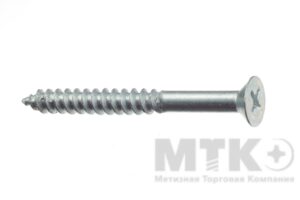 Шурупы с потайной головкой ГОСТ 1145 оцинкованные (4,0 x 13)