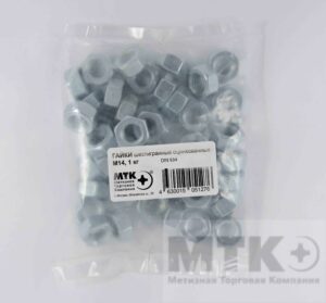 Гайки шестигранные DIN 934 оцинкованные (1 кг) (10,0)